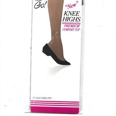 NEW On The Go! Knee Highs Premium Comfort Top, Patina, One Size