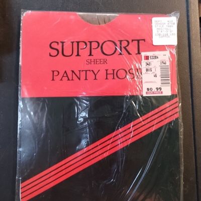 ????NIP Support Sheer Panty Hose Size Medium/Tall Color Coffee