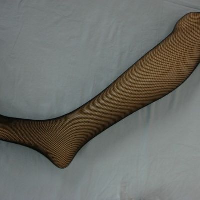 NWOT Women's No Nonsense Fishnet Tights Black 10 Pair Size Small #59