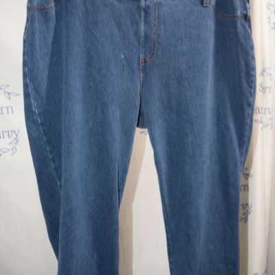 Time & Tru Denim Leggings, Cropped, Size XXL (20)