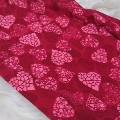 Lularoe red & pink  heart leggings sz TC (14-18)