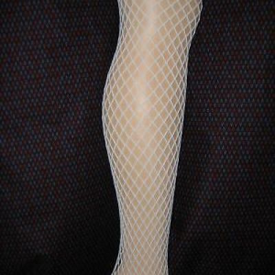new Leg Avenue Sexy Vintage 50's Style White Nurse Fishnet Stockings OS Reg