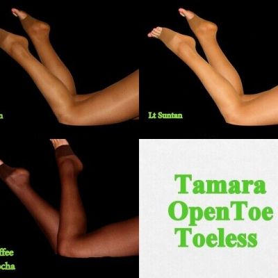 Tamara Footless & Toeless Pantyhose A B C LONG TALL Hooters Uniform Pic color
