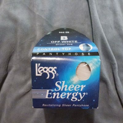 Leggs Sheer Energy Size B off white 65505