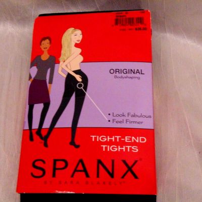 SPANX Original Bodyshaping Women's Tight-End Tights  Black Size C New