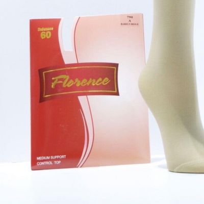 Florence Control Top Pantyhose Set Of 2 790 Nude Size C Endurance 60