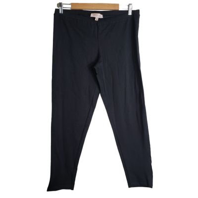 Philosophy Women's Capri Leggings Size 1X Black Pull On Cotton Spandex Comfort