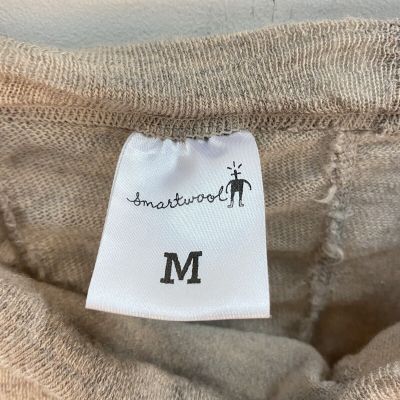 Smartwool Womens Medium Wool Tights Pantyhose Knit Brown Tan Stripe 8468