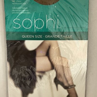 Pantyhose Sophi Sophisticated Miss Queen Size Grande Beige Sheer Reinforced Toe
