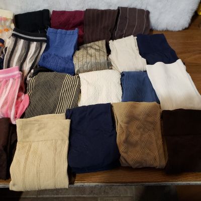 Trouser Socks Knee High Hose Bundle Lot Women's 31 Pairs