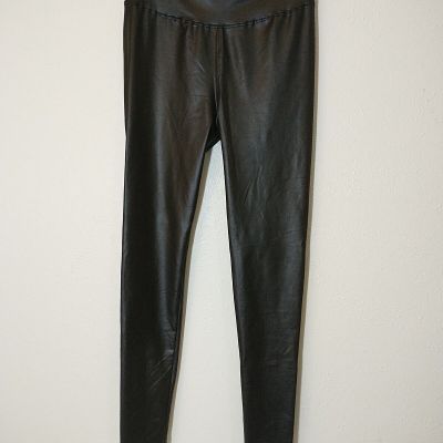 NEW LOOK Pleather Wet Looking Leggings Womens Size S NWT Trousers Vegan Leather