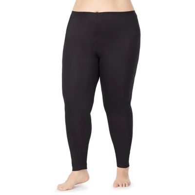 CUDDL DUDS Climate Smart Leggings Plus Size 1X ( 18W-20W) Layers Black