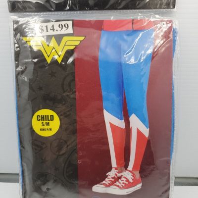 DC Comics Wonder Child M/L Leggings Costume Halloween Dress Up Cosplay