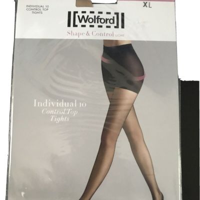 NIP Wolford Shape&Control Individual 10 Control Top Tights Color:Fairly Light XL