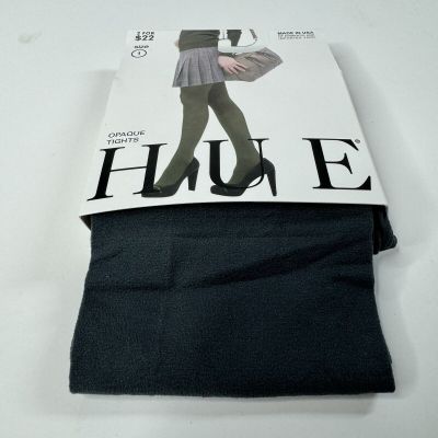 Hue Womens Opaque Tights Size 1 Cobblestone Gray 1 Pair New