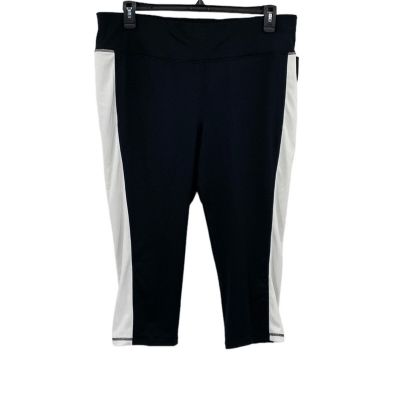 ID Ideology Black & White Capri Leggings Size 2X