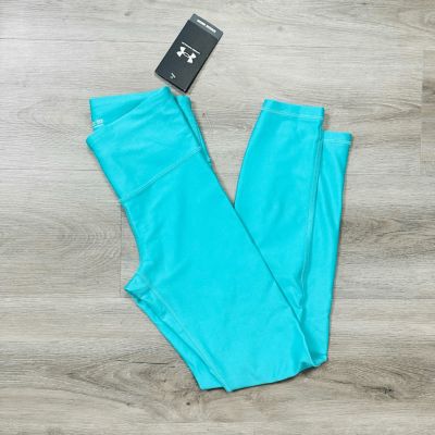 NWT Under Armour Teal Blue Compression Leggings Size XS Athletic Workout