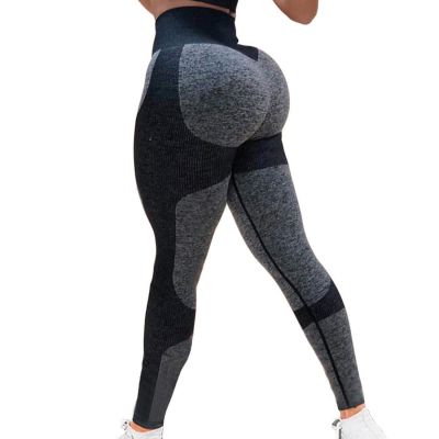 High Waist Butt Lifting Leggings for Women Seamless Fitness Running Workout S...