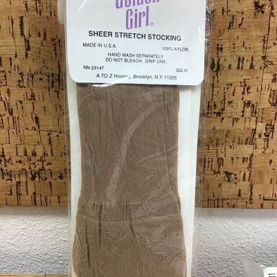 (8) NOS  Golden Girl Sheer Stretch Stockings NUDE One Size C-6 # 33