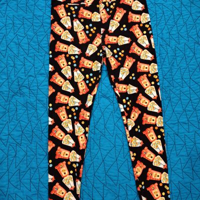 LuLaRoe Tall & Curvy TC Women's Leggings, Gumball Machines, One Size