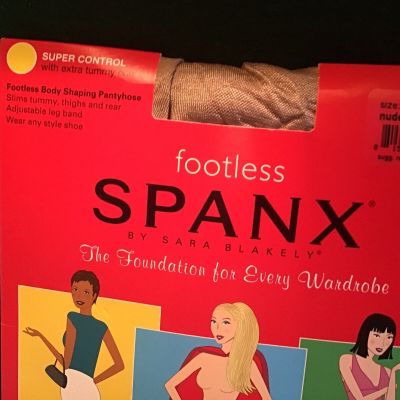 Spanx Footless Foundation Nip Nude Size C