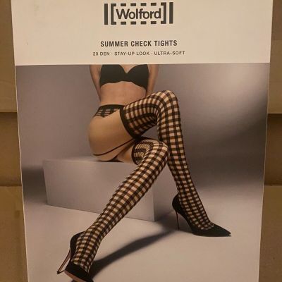 Wolford Summer Check Tights (Brand New)