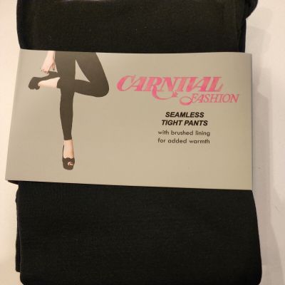 Carnival Fashion Seamless Tight Pants BLACK Size 2-16 New