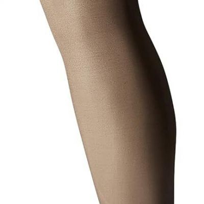 Hanes Women's Control Top Sheer Toe Silk Reflections Panty Hose, Barely Black, C