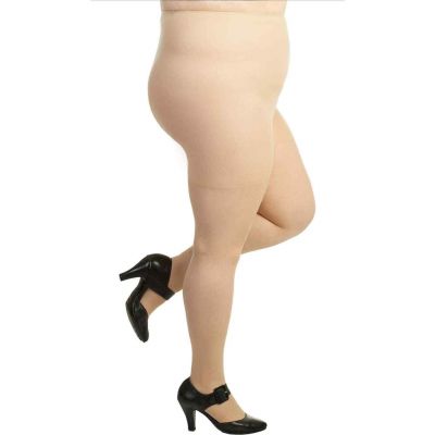 Silky Toes Plus Size Sheer Pantyhose for Women - 8X - New in Box, Suntan