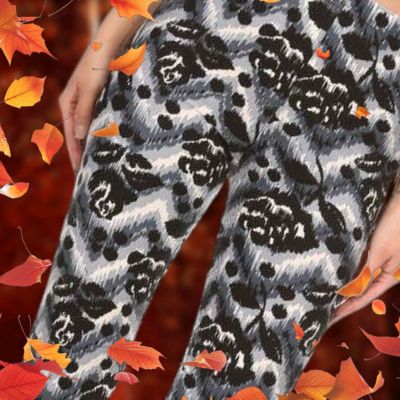 Wild Black Roses Buttery Soft Leggings Size Plus Size