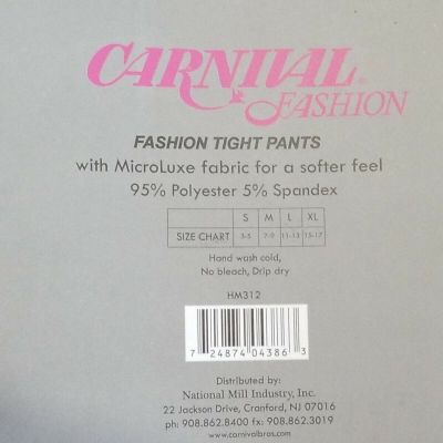 A) NEW CARNIVAL FASHION Soft MicroLux Fabric Tight Pants Leggings Yoga Sz XL