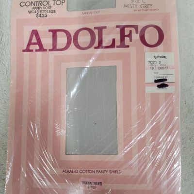 Vintage Adolfo Control Top Pantyhose Size C