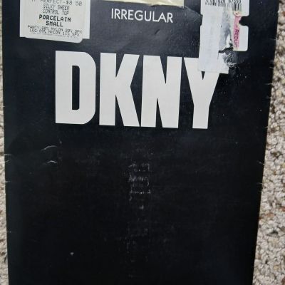 1 pack of irregular DKNY silky sheer control top porcelain small style 113