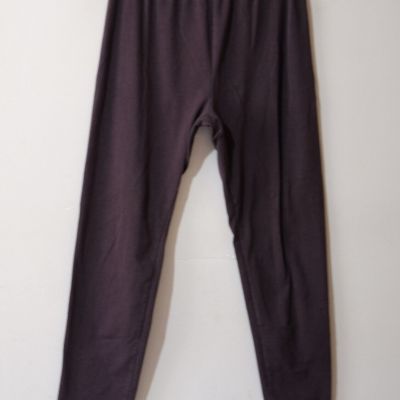 Style & Co Dark Brown Cotton/Spandex Leggings Women's L #p95-409