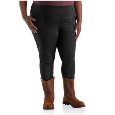 NWT Carhartt Force Utility Leggings Pull-On Stretch Jegging Black Plus-Size 3X