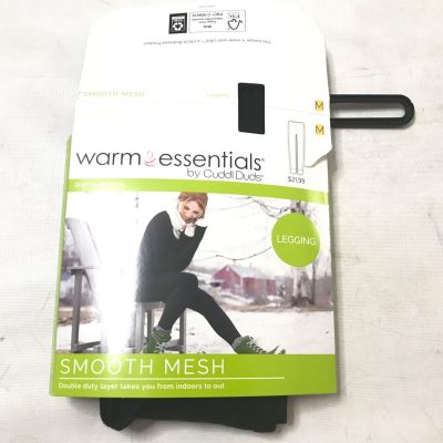 Warm Essentials Cuddl Duds Women's Leggings Black Size M Smooth Layer Warm Layer