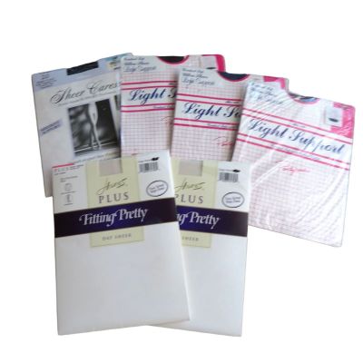 Lot of 6 Vintage Womens Panty Hose Ladies Nylons New Old Stock Made in USA