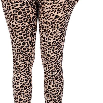 Mad Ink Leopard Snakeskin Ultra Soft Elastic Leggings Fashion Pattern High...