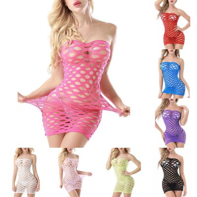 Women's Jumpsuit Mesh Fishing Net Hollowed Out Stockings Slimming And Fun