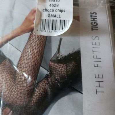 Wolford Fifties Tights, Small, Choco Chips
