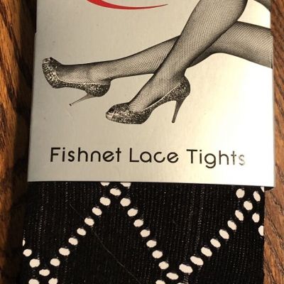 Frenchic Goth Fishnet Womens  Fashion Tights Black Size S/M Rylee