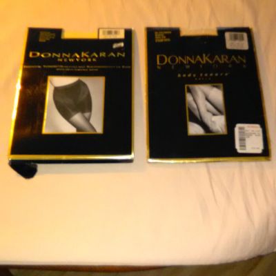 2 Pair Med DonnaKaran Satin Toner Stockings X/Dress Trans&Genderfluid #460