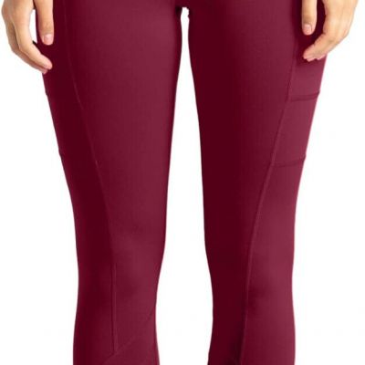 FitKicks Crossovers Active Lifestyle Leggings  XL 14-16  COMFORT STYLE Burgundy