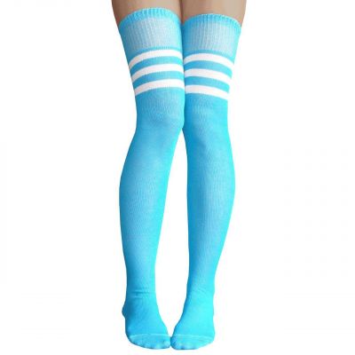Electric Blue Thigh Highs
