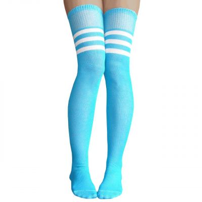 Electric Blue Thigh Highs