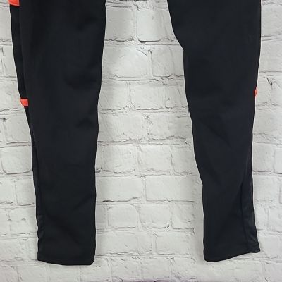 Fashion Nova Running Start Mesh Leggings Black/Orange XS 0/1 High Rise Pant