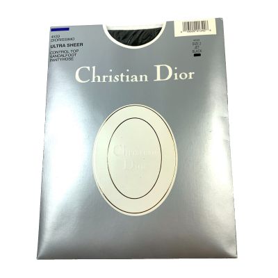 Vintage Christian Dior Ultra Sheer Diorissimo 4533 Panty Hose Black Size 2