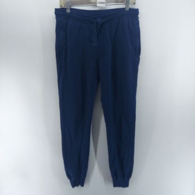 women jogger size medium blue tempered sweatpants pockets Running workout