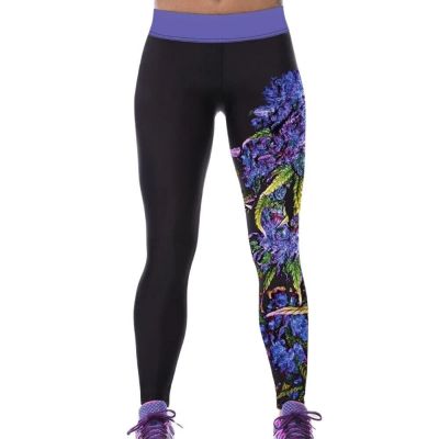 Floral Leggings size S Fitness workout style new in bag