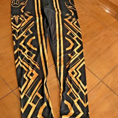 Black Panther Inspired Style Women's Casual Leggings elastic XL